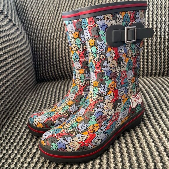 Skechers BOBS dogs Rain Check April Showers Rain Boot women’s shoe size 6 - Picture 2 of 11